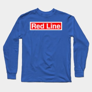 Red Line Long Sleeve T-Shirt